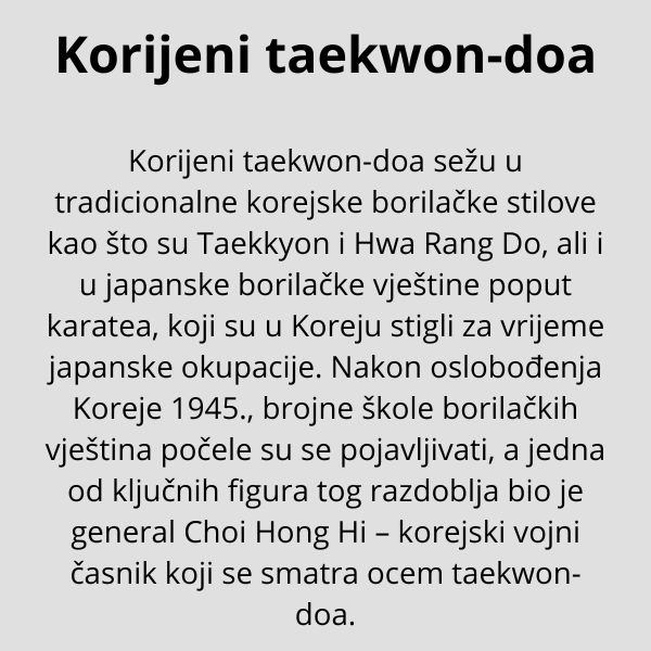 korijeni taekwon-doa