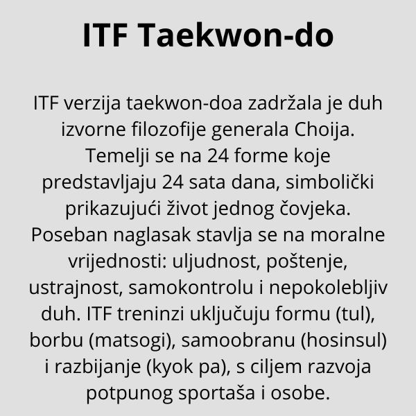 itf taekwon-do