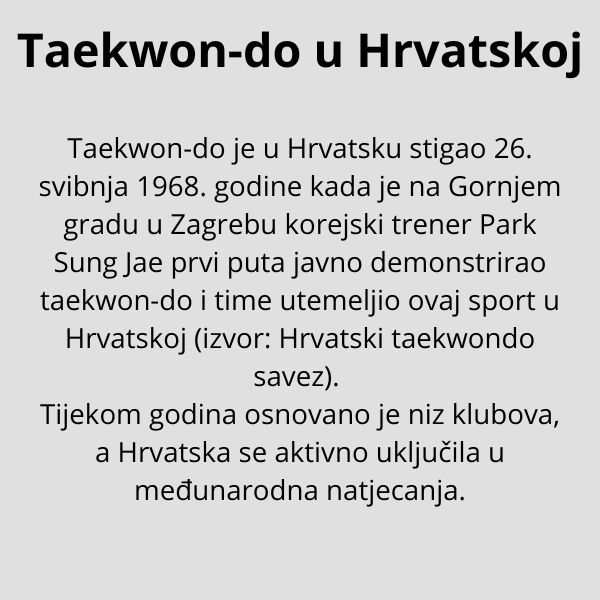 taekwondo u hrvatskoj