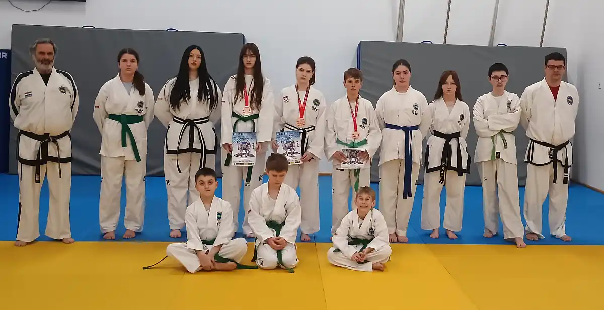Natjecatelji TKD Vinkovci pokazali borbenost na Ahac Openu 2026. tkd vinkovci ahac